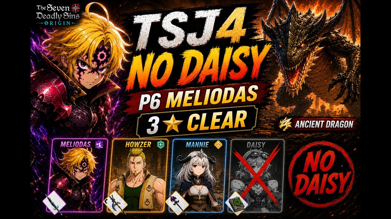 Timespace Junction Sector 4 - P6 Meliodas (No Daisy) 3★ Clear