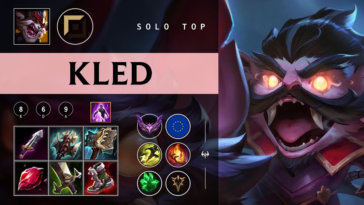 Kled Top vs Riven - EUW Master Patch 26.02