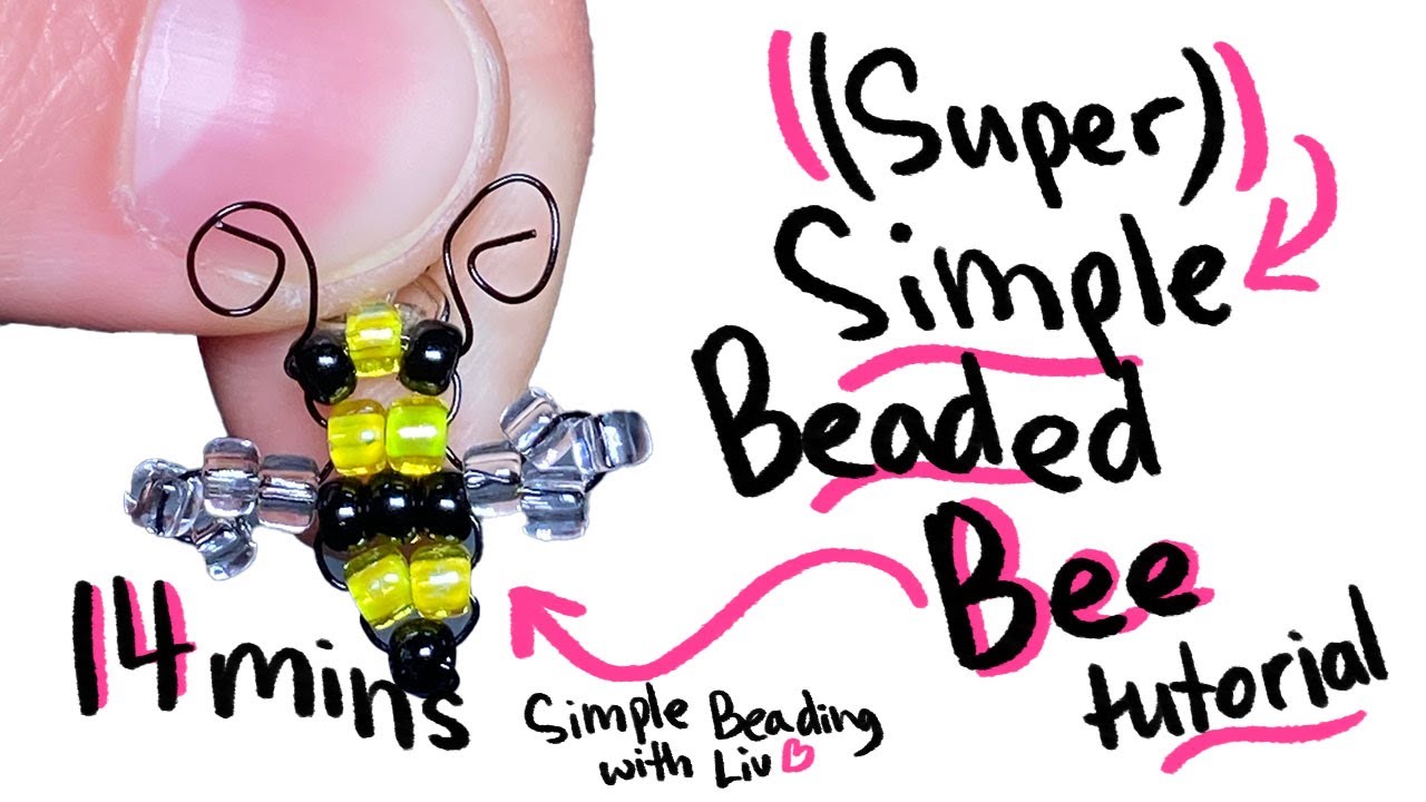 (Super) Simple Beaded Bee Tutorial