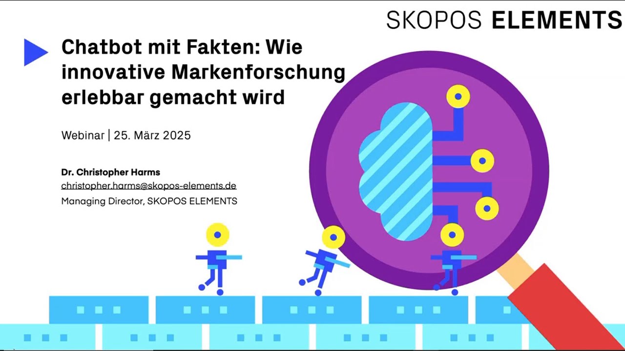 ELEMENTS-Webinar: Chatbot mit Fakten: Wie innovative Markenforschung erlebbar gemacht wird