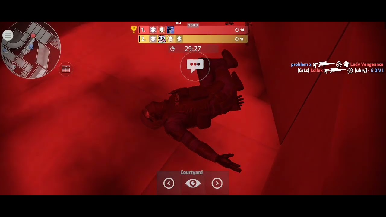 Critical ops just chilling and someone beefing in this room 0_0