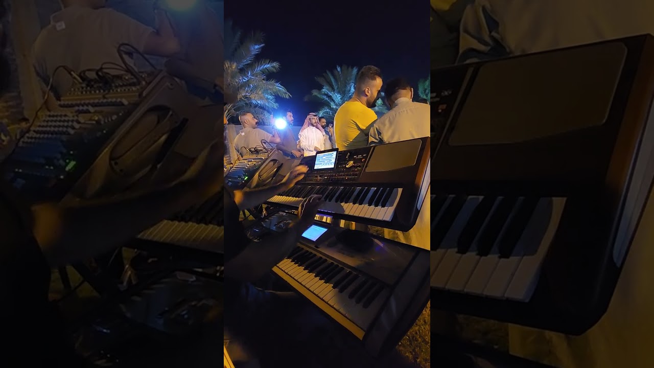 حفلة نااار .مع ابو صفنة ابو التيشرت الاصفر😜الفنان عمر الزين ..العازف نزار السفير