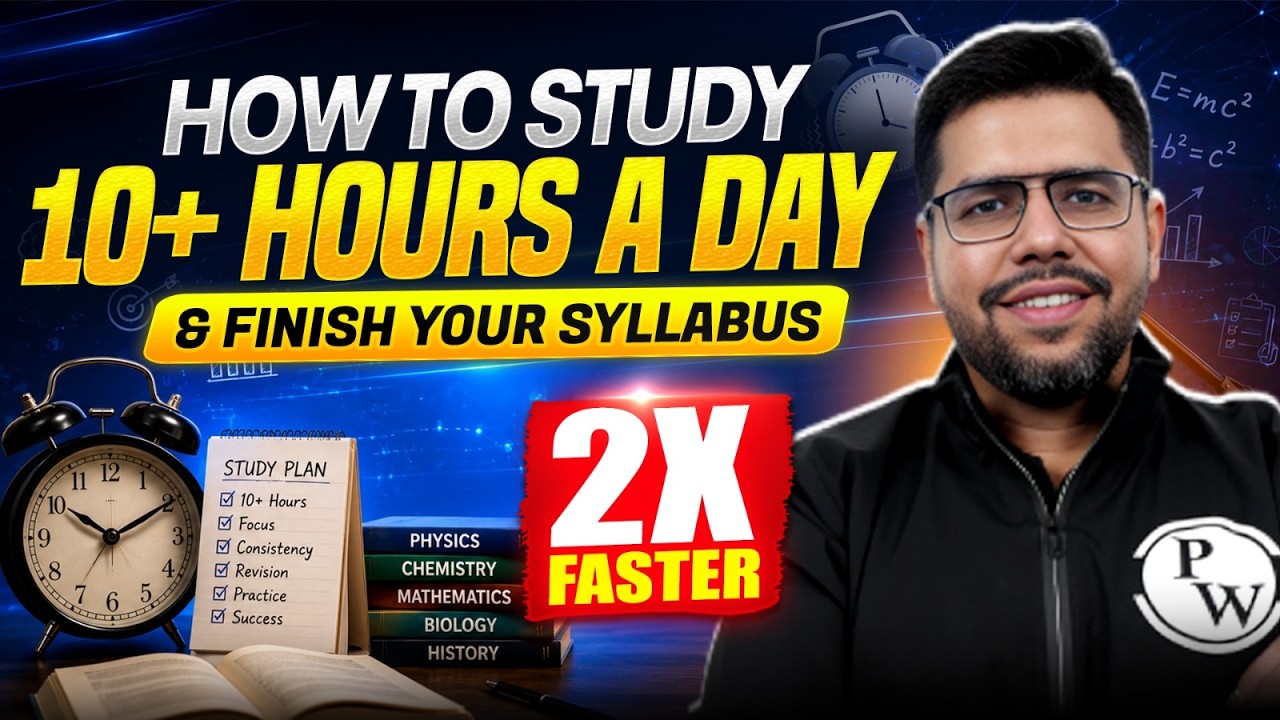 How to Study 10+ Hours a Day for ESE Exam | Complete Study Plan & Time Management for UPSC ESE Exam