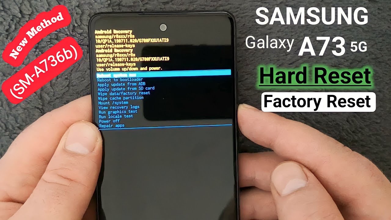Samsung Galaxy A73 5G Hard Reset | How To Factory Reset / Pin Unlock Samsung A73 (SM-A736B)