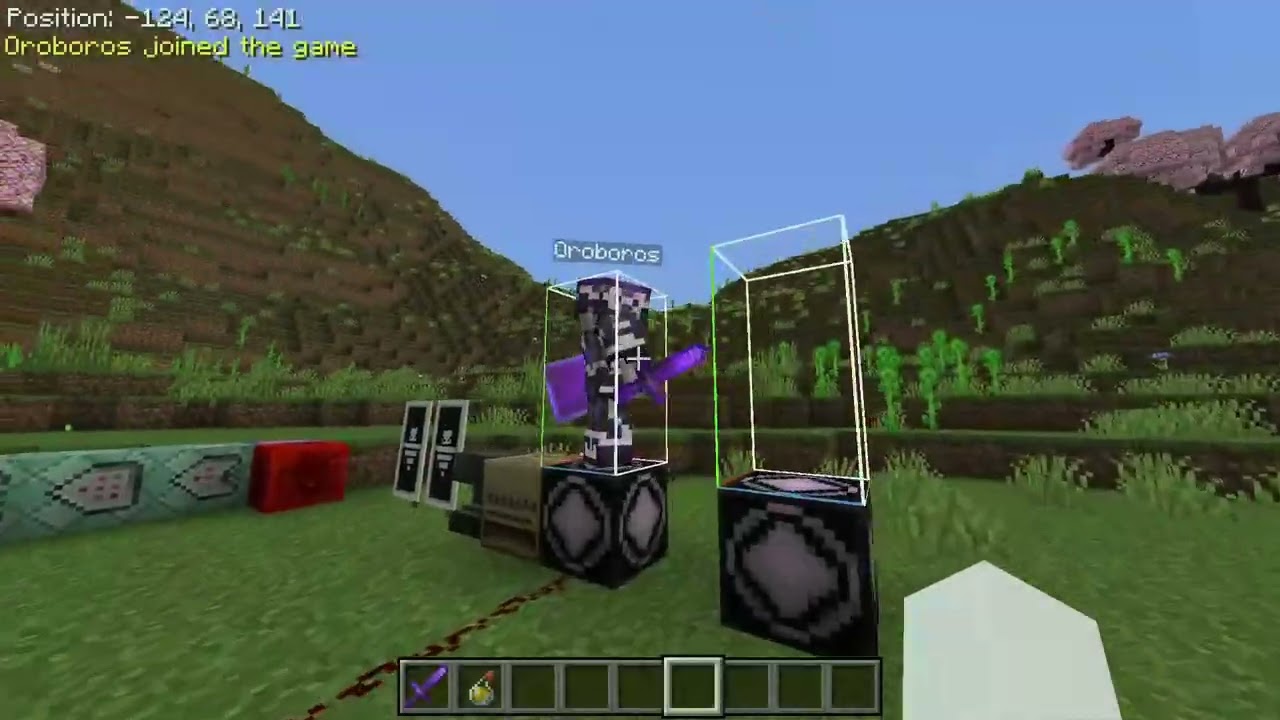 Beginning of my project mc of recreating player Bot (Unstable SMP death sound effect) #minecraft 