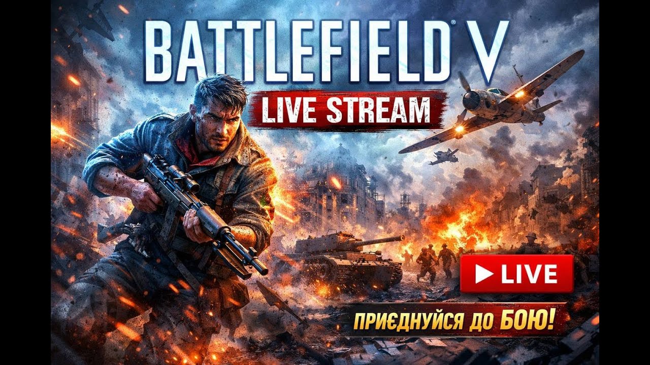 🎮 Прямий ефір — Battlefield 5