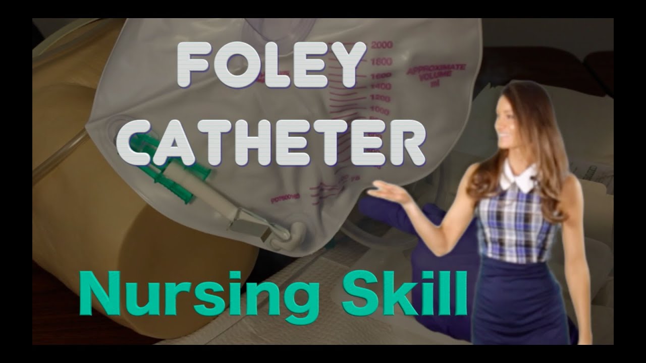 How to insert a Foley Catheter Male I Foley Catheter sterile technique