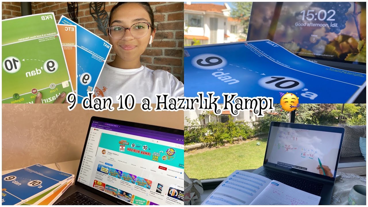 9. Sınıftan 10. Sınıfa Hazırlık Kampı Ders Çalışma Günlüğüm İdil Duru Çınar
