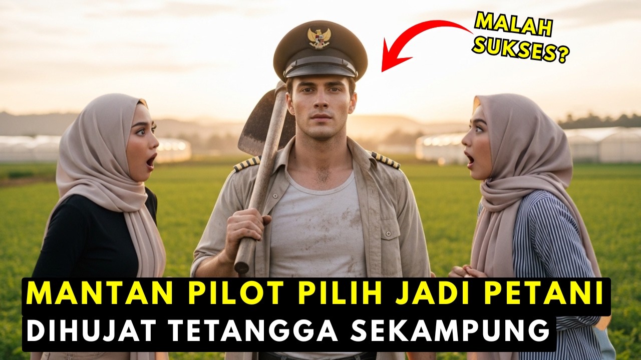 DIKIRA GEMBEL! Mantan Pilot Bergaji Ratusan Juta Rela Turun Ke Lumpur Demi Kembang Desa, Berakhir...