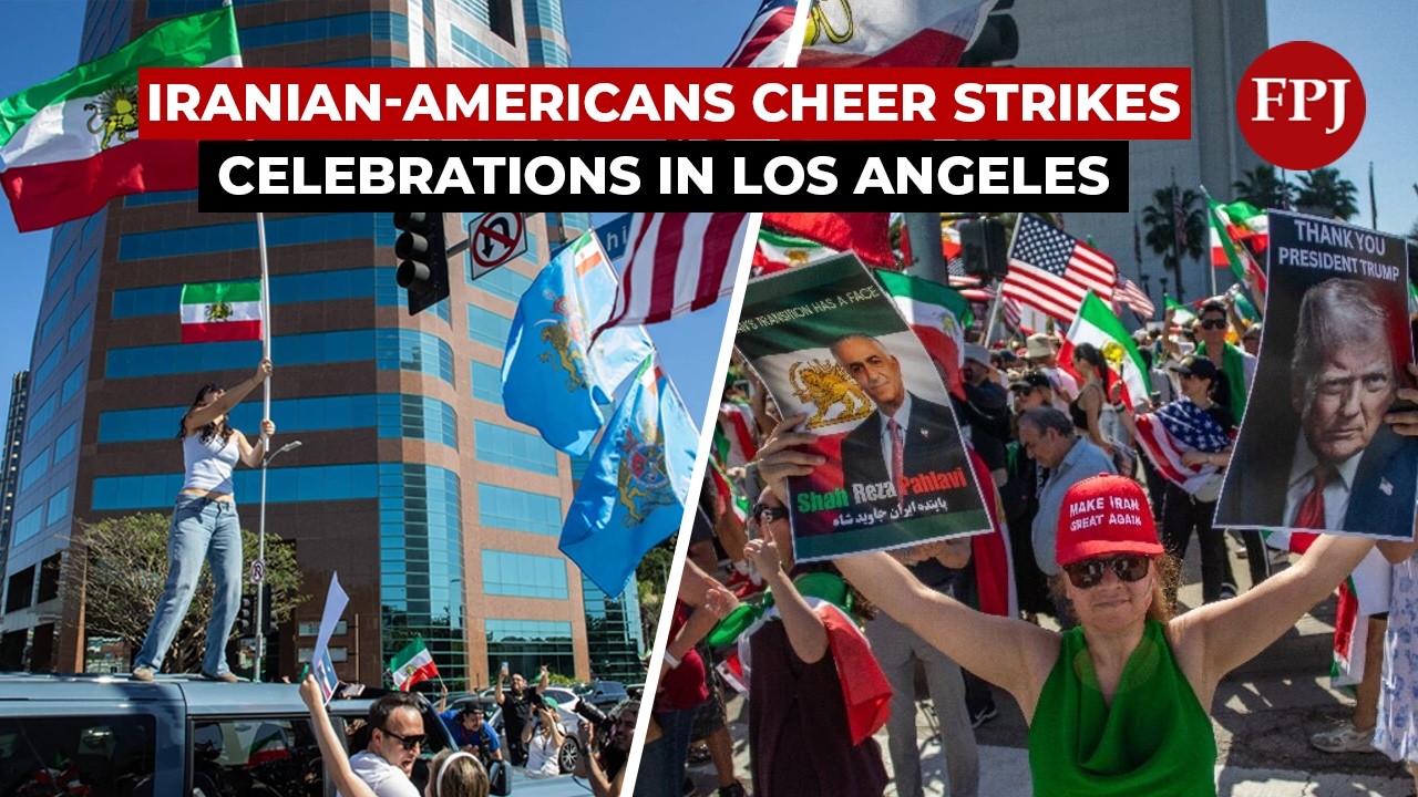 Celebrations Erupt in Los Angeles After U.S –Israel Strikes on Iran