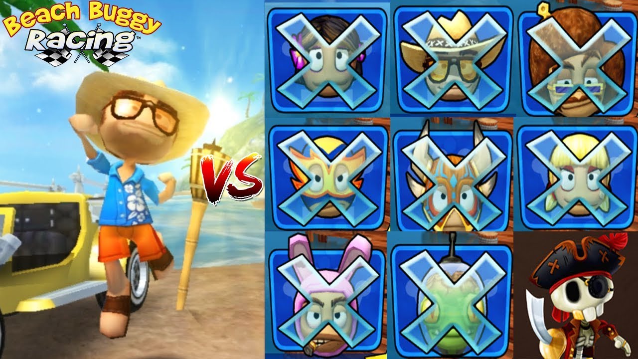 Beach Buggy Racing Android Gameplay | Beach Bro Vs All Boss Battles