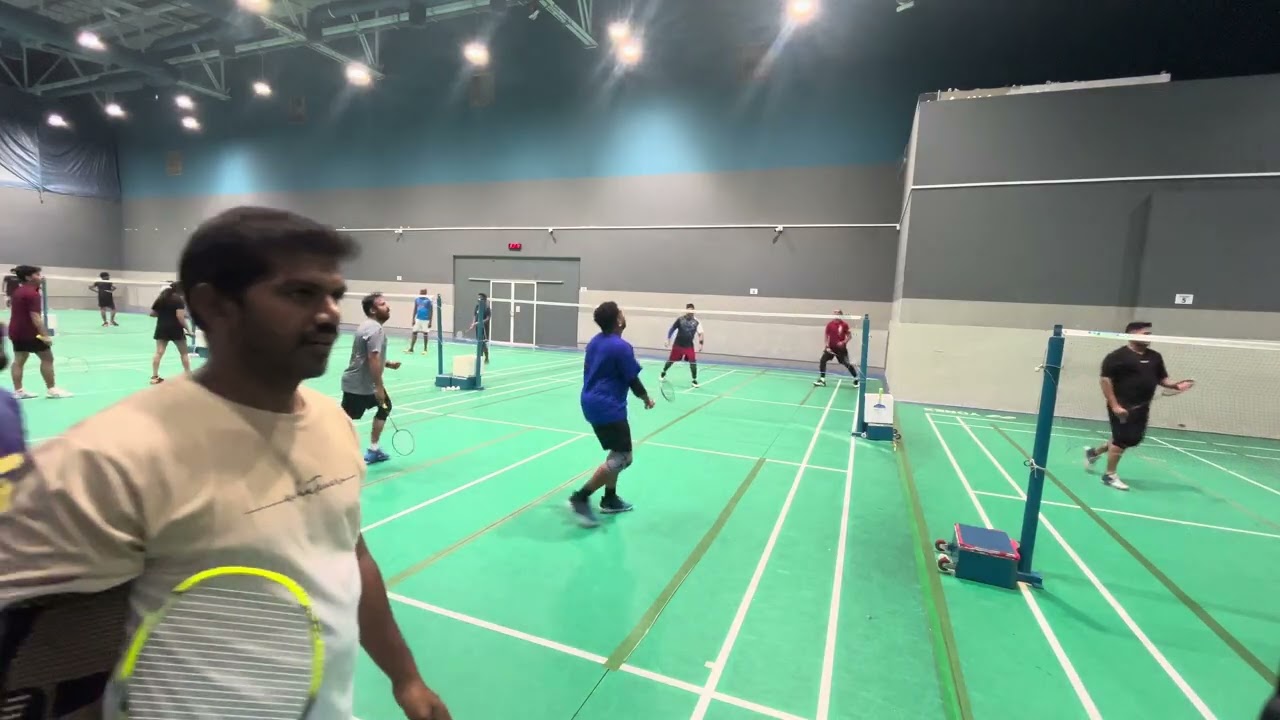 Interesting game with interesting people just keep on watching #goviral #badminton #jigs #love #bady