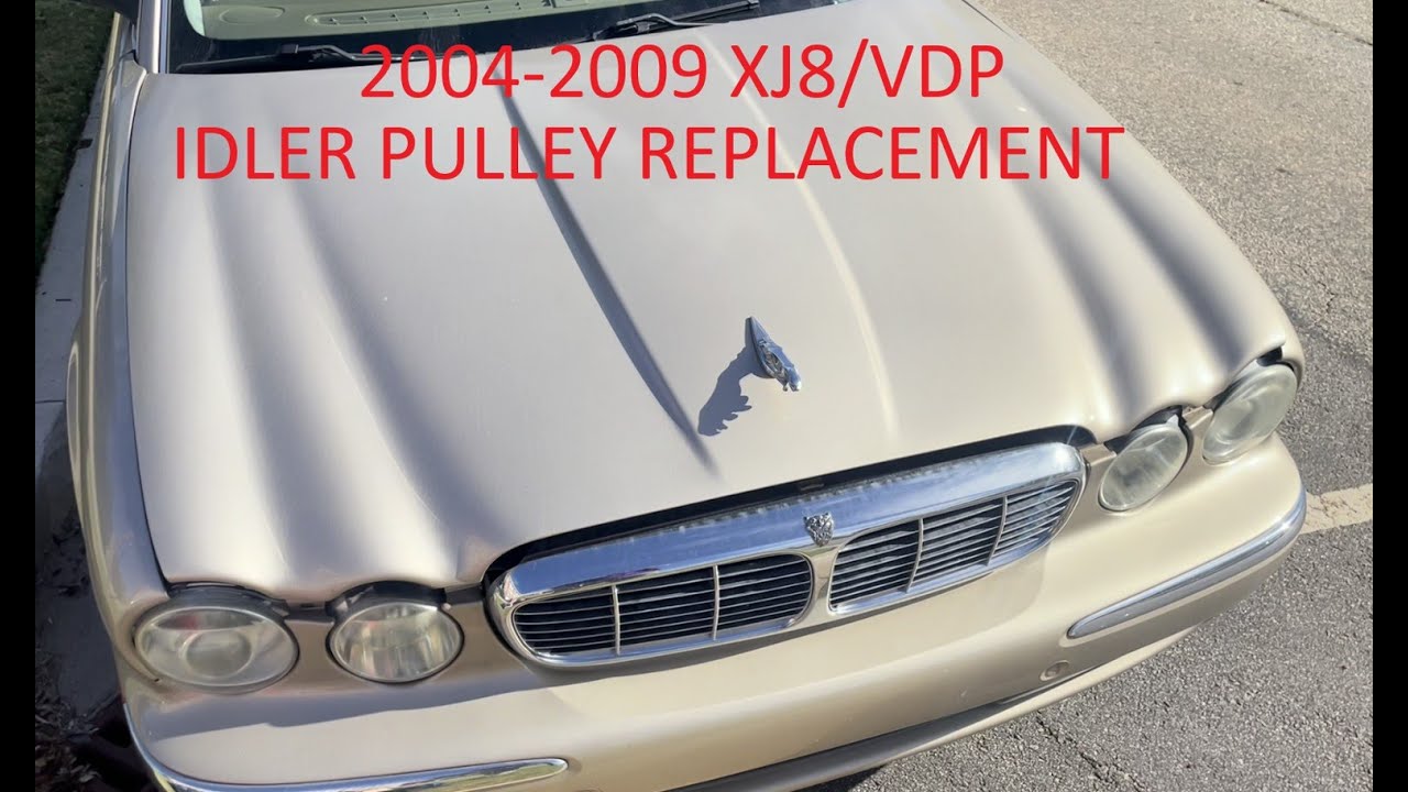 2004-2009 Jaguar XJ8 Vanden Plas X350 Idler Pulley Replacement
