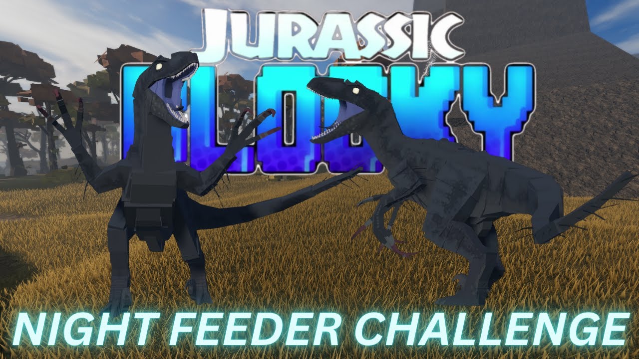 Испытание «Ночная кормушка» в Jurassic Blocky