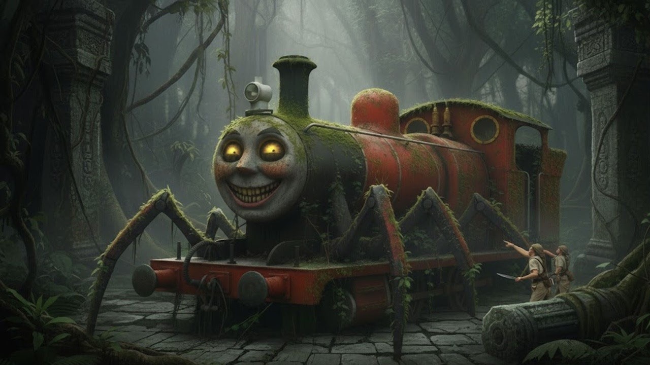 Restoring the Abandoned Choo Choo Charles Ship in the Jungle | Complete Rust Restoration