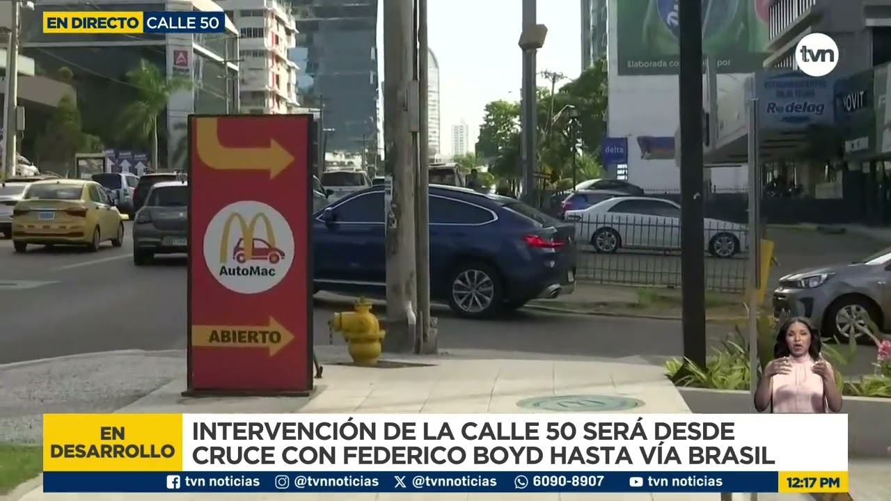 Calle 50 lidera plan de renovación urbana d la Alcaldía de Panamá
