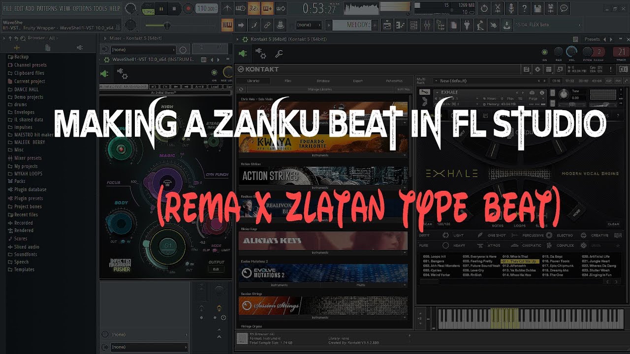 🔥🔥 MAKING A ZANKU BEAT IN FL STUDIO (Prod By Mykah)