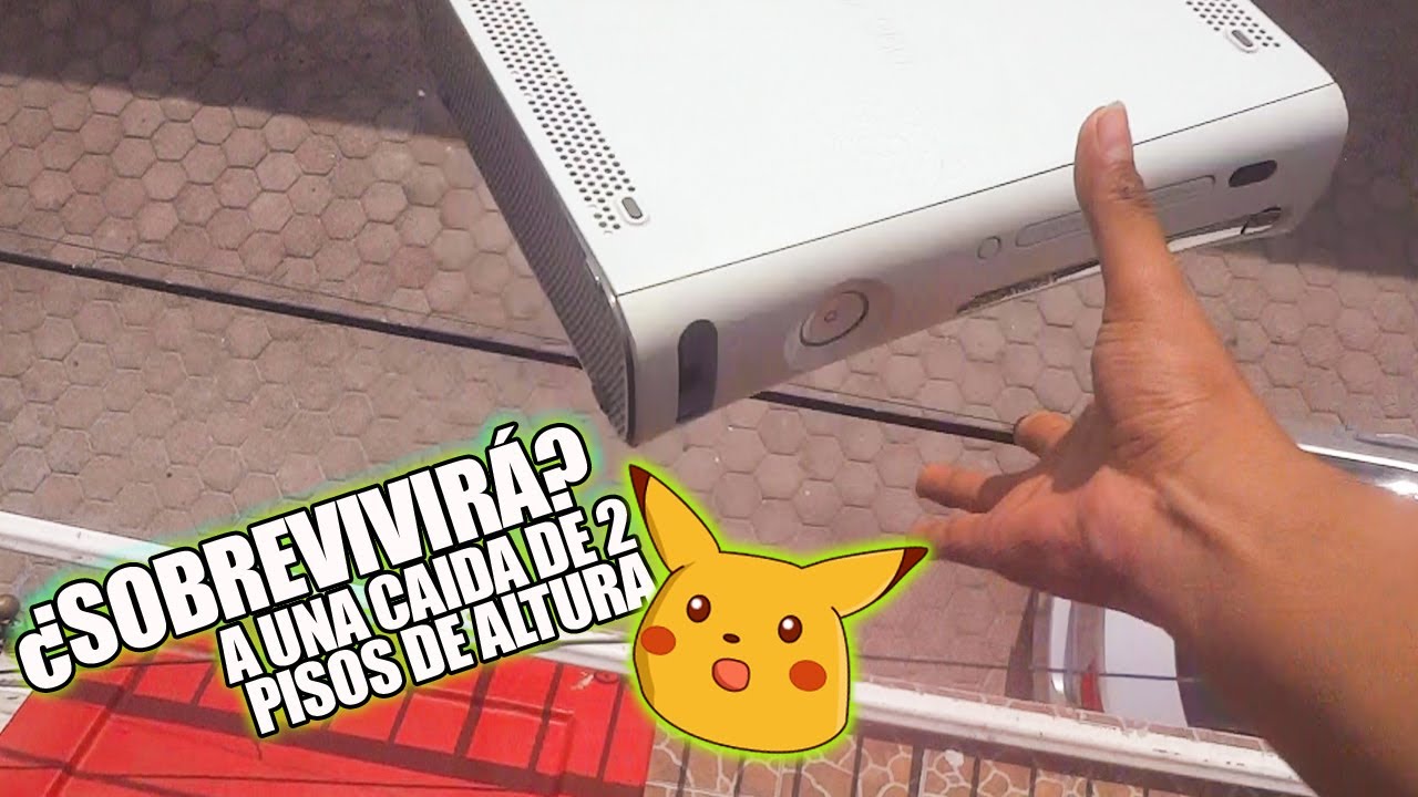 Destruyendo una XBOX 360 y Restaurándola!! | ¿Qué pasaría si? | Caída de 2 PISOS + Código