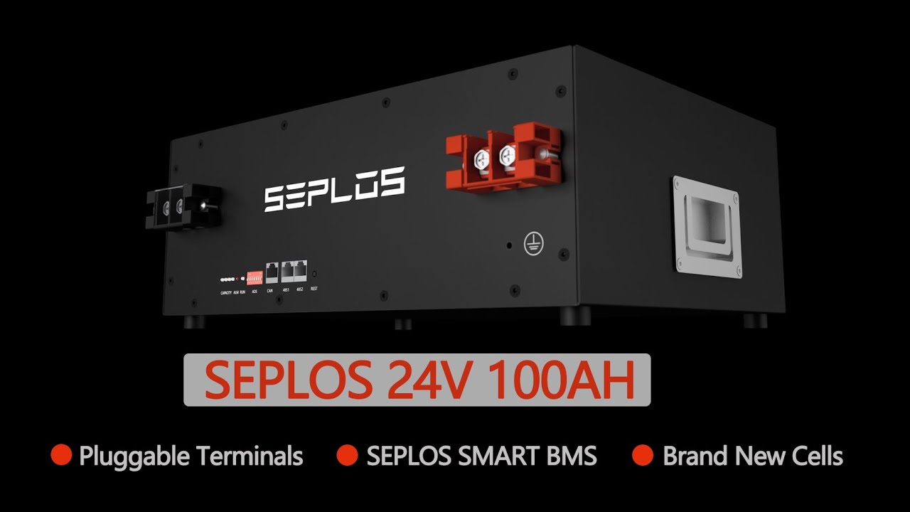 Seplos 24V 100Ah Lifepo4 Battery Pack | Grade A Cells Long Cycle Life | Seplos Smart BMS