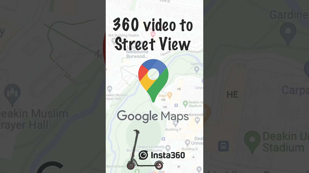 How to add your own street view on Google Maps #insta360
