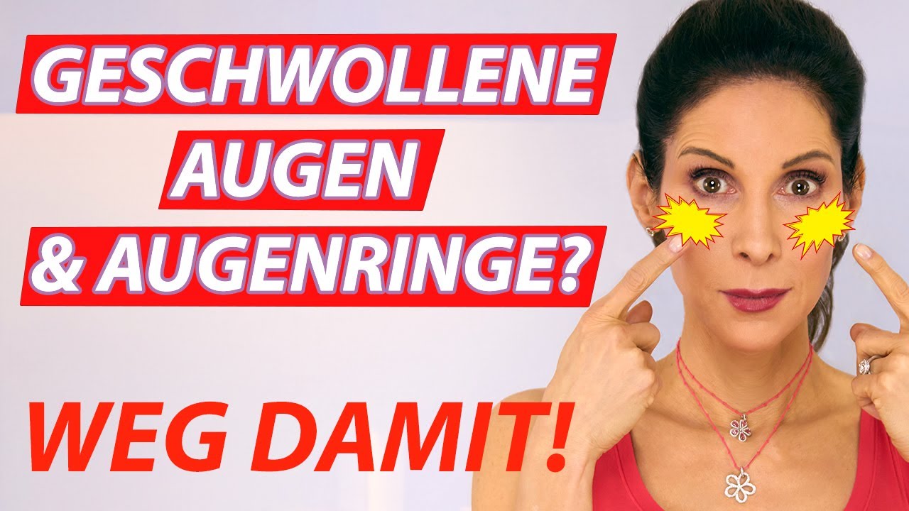 Die 5  allerbesten Tipps gegen müdes Aussehen 🌟👍 So bekommst Du geschwollene Augenringe 👁️ weg!