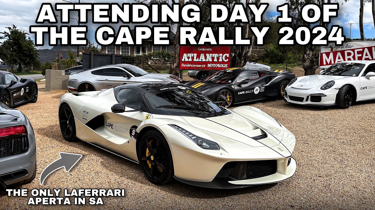 Единственный Ferrari LaFerrari Aperta в Южной Африке примет участие в Cape Rally 2024 | День 1