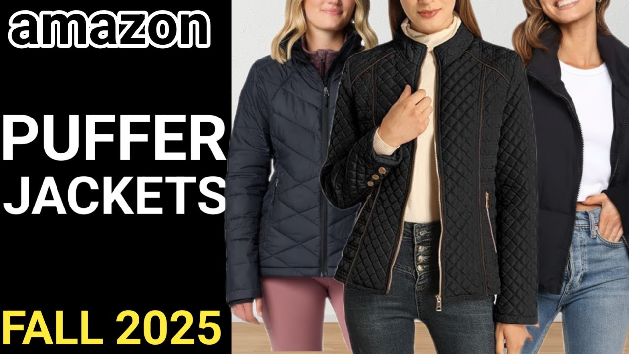 🔥10 BESTSELLING PUFFER JACKETS FOR FALL 2025 ON AMAZON model try on haul