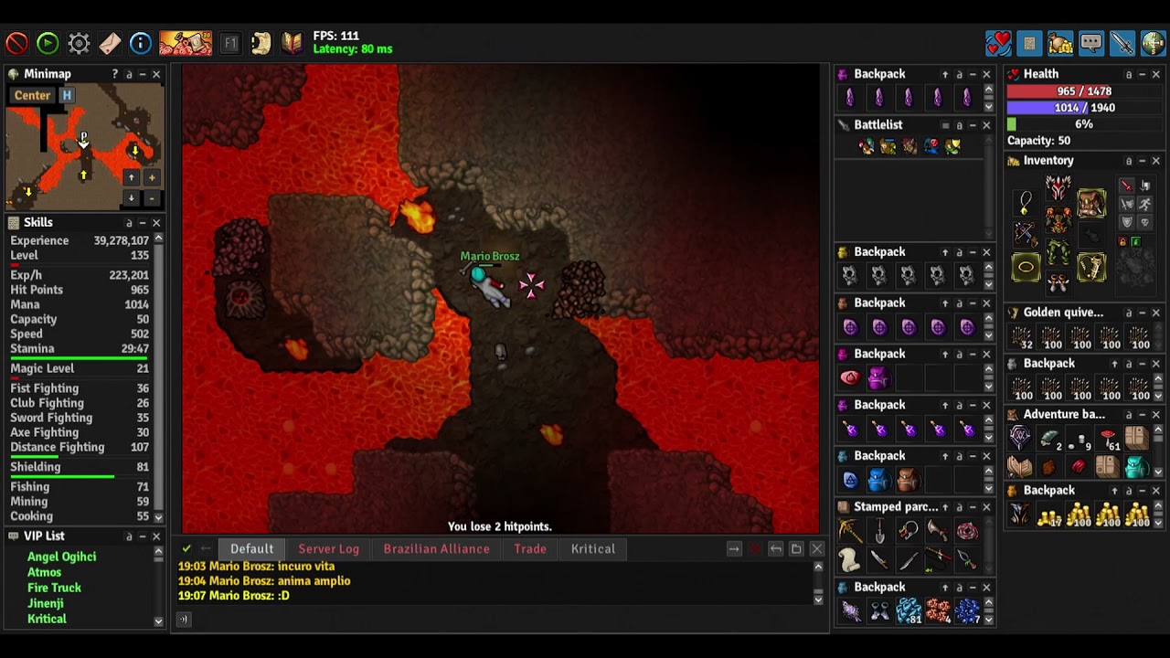 Medivia - Route and Hunting Corrupted Spiders