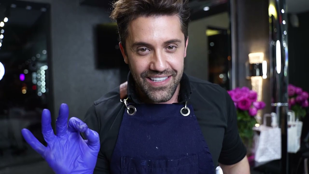 Técnica de Balayage para mujer Latina con base oscura / BY GABRIEL SAMRA