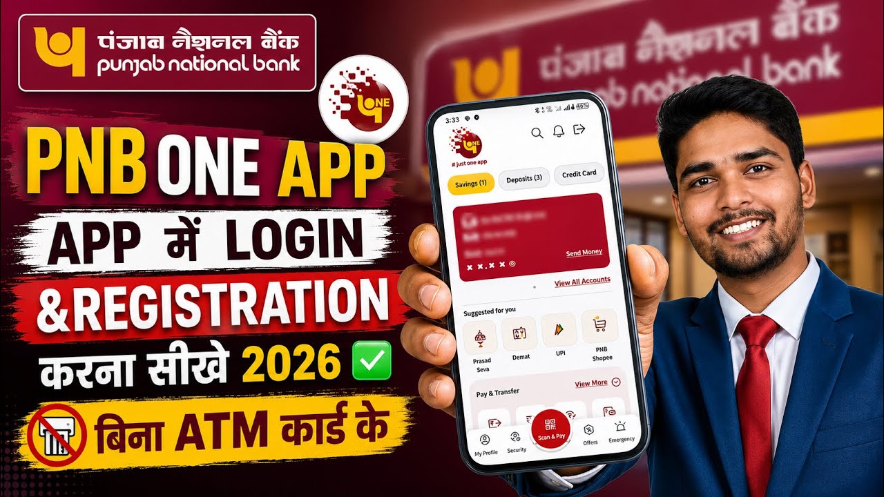 Pnb one Registration | Pnb one registration with aadhar card | how to register pnb one app | pnb one