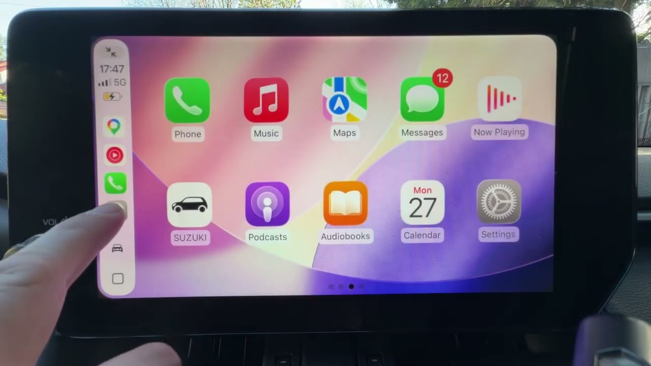 SUZUKI Across &ndash; How to enable color filters in CarPlay