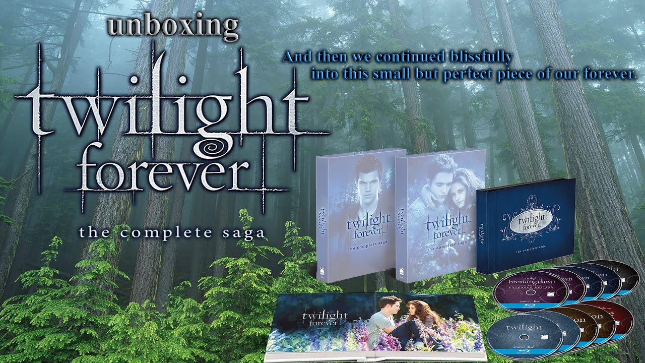 Twilight Forever - The Complete Saga 10-Disc Blu-ray Box Set Unboxing Video