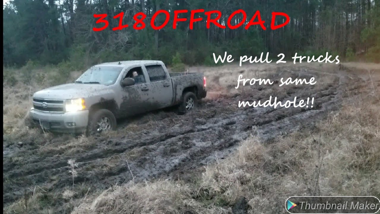 Trucks stuck in mud get rescued by the 318OFFROAD team!