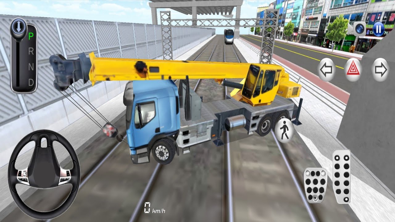 3D Driving Class #18- All New Volvo Truck Forest site Driving Gas Station & Funny - Android Gameplay