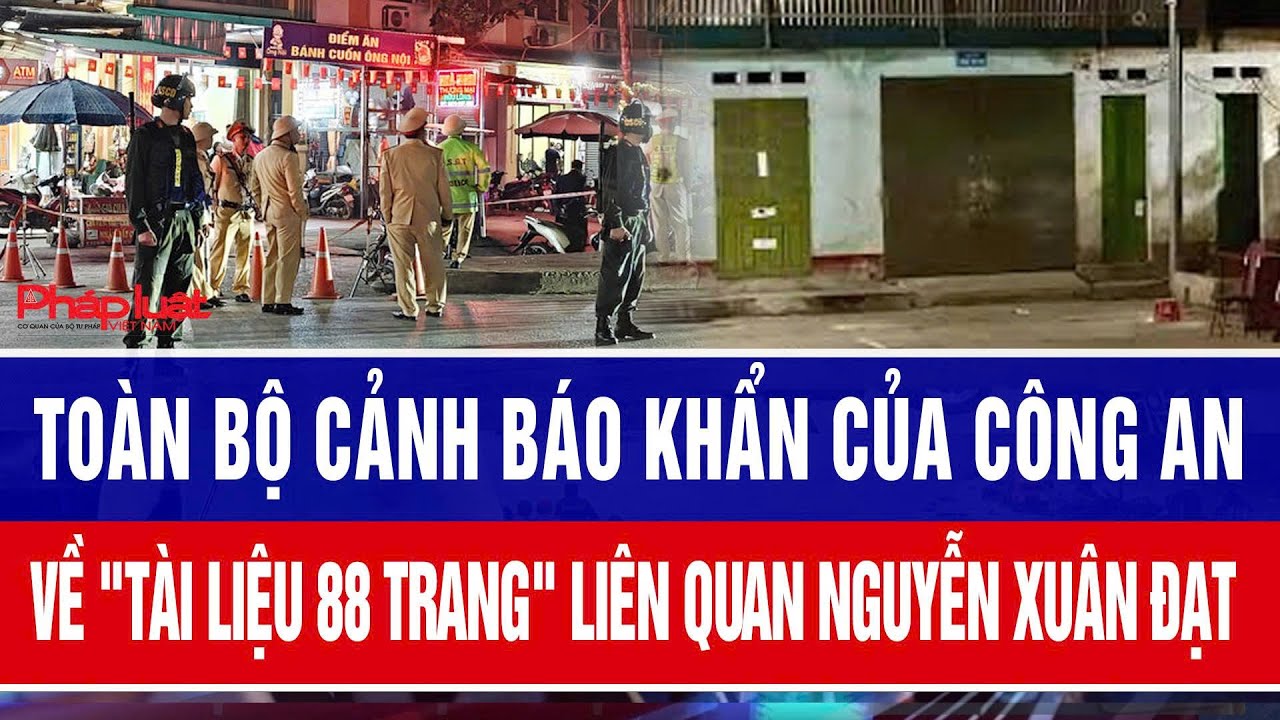 Toàn bộ cảnh báo khẩn của công an về 
