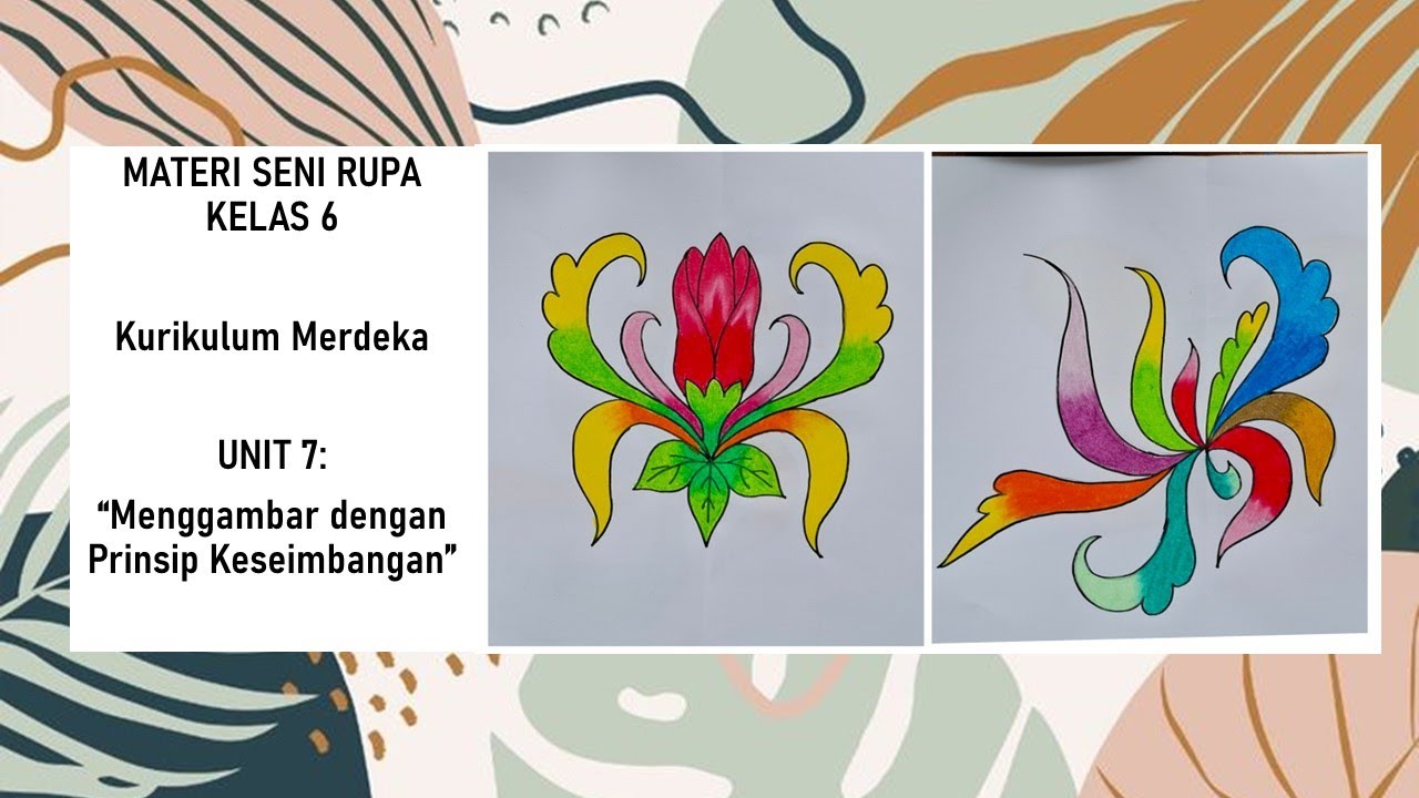 MENGGAMBAR DENGAN PRINSIP KESEIMBANGAN