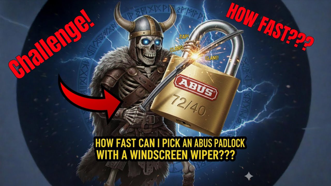 Locksport. Can I make a pick and tensioner from scratch and pick an Abus 72/40 in under 5 minutes? 