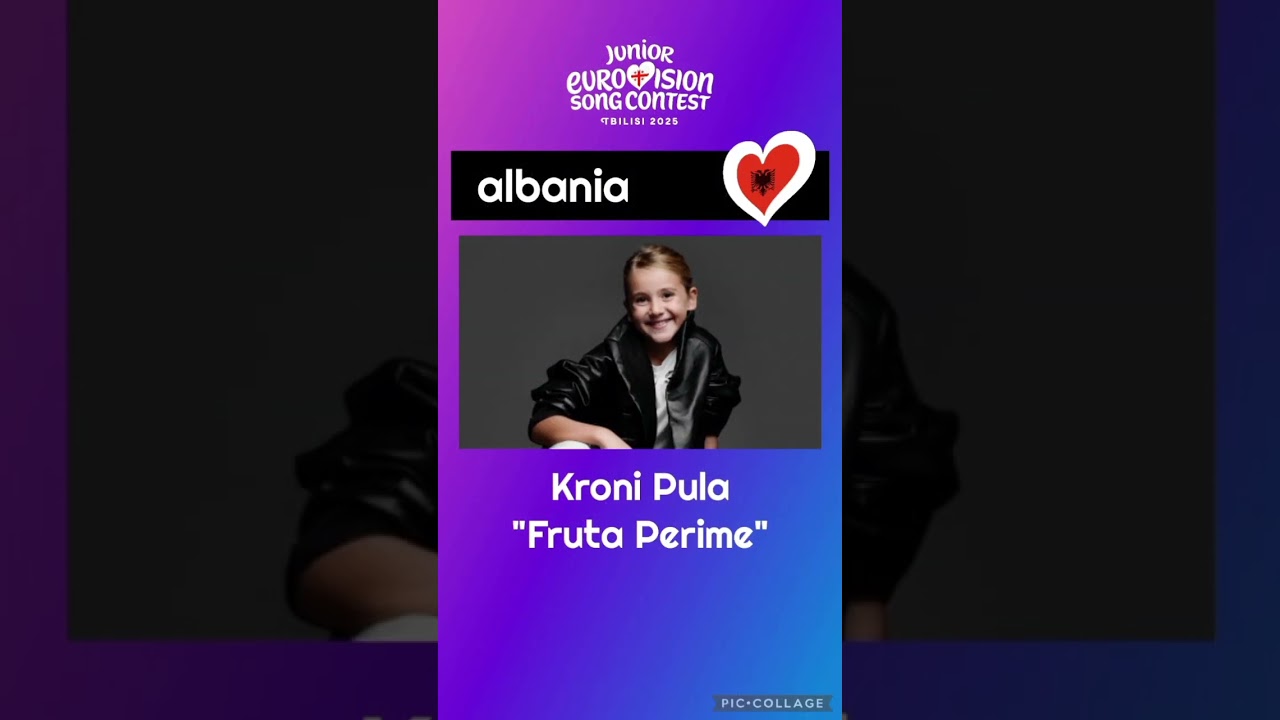 JESC 2025 🇬🇪 | Albania 🇦🇱 • Kroni Pula - "Fruta Perime"
