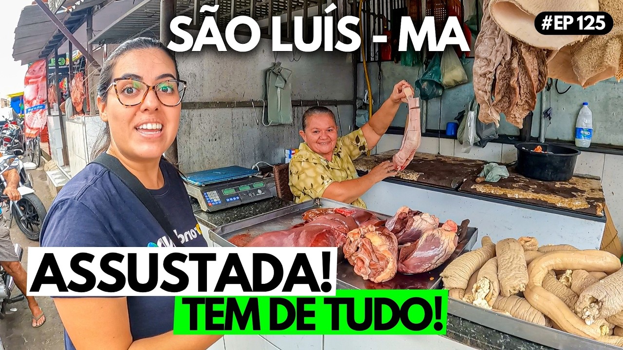 Conhecendo a FEIRA DO MANGUEIRÃO em SÃO LUÍS DO MARANHÃO #ep125