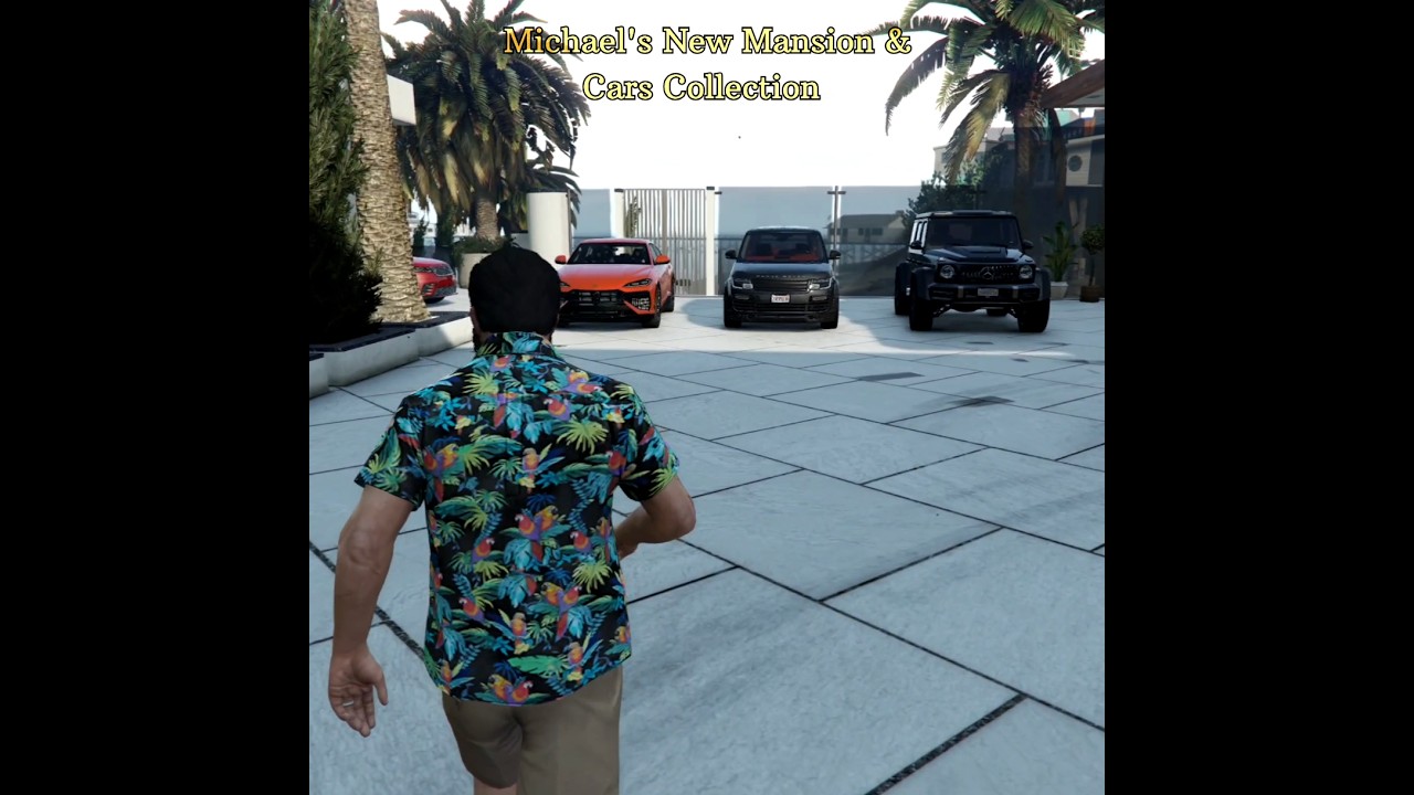 GTA 5 Michael’s New Mansion 🏰 | Luxury Cars Collection 🚘 | Real Life Story Mode
