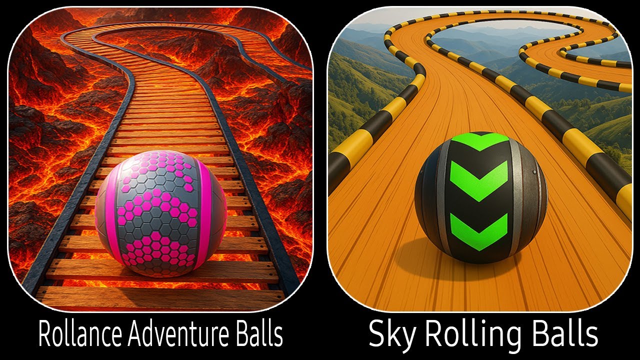 Rollance Adventure Balls VS Sky Rolling Balls - All Levels SpeedRun Gameplay Android iOS Ep7