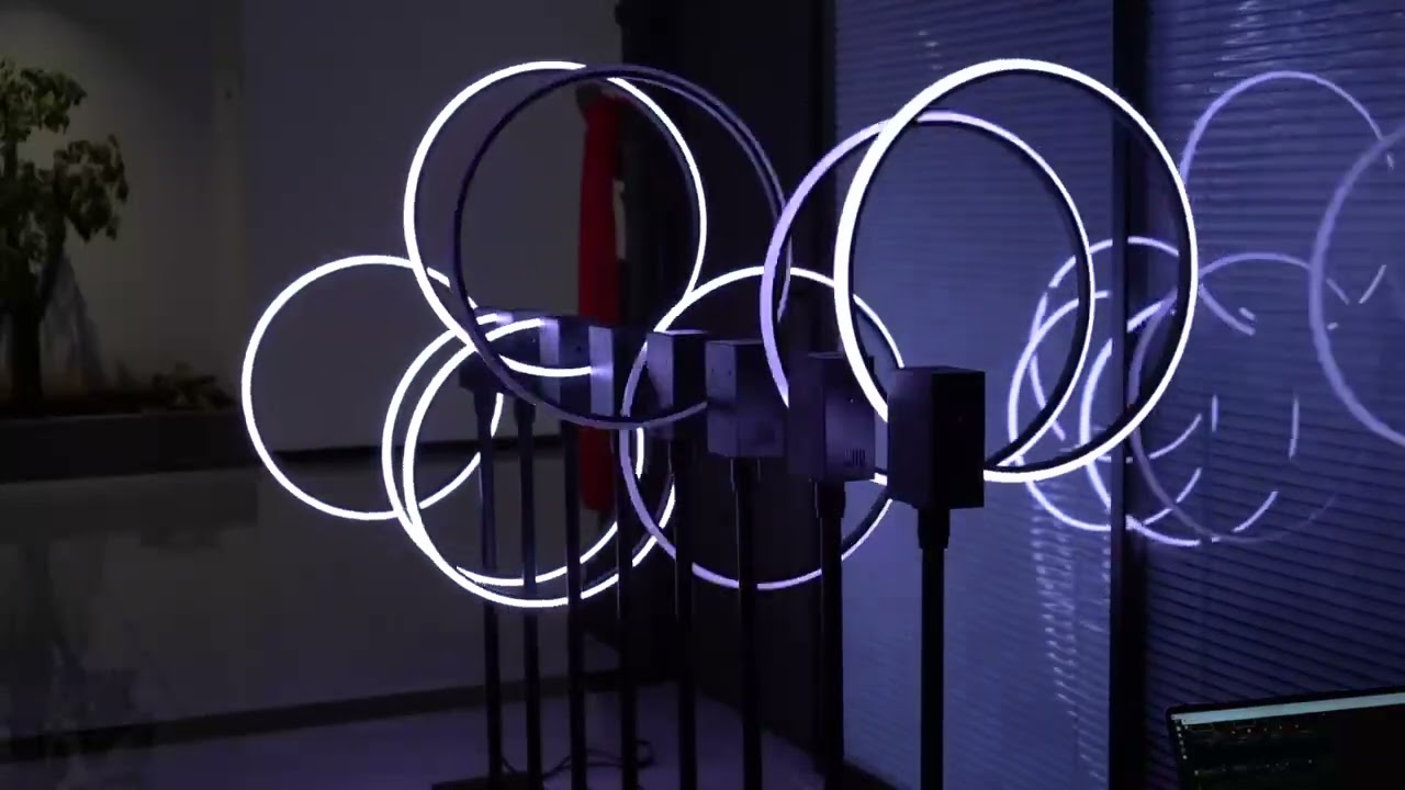 LED  Rotation Ring the stage lighting