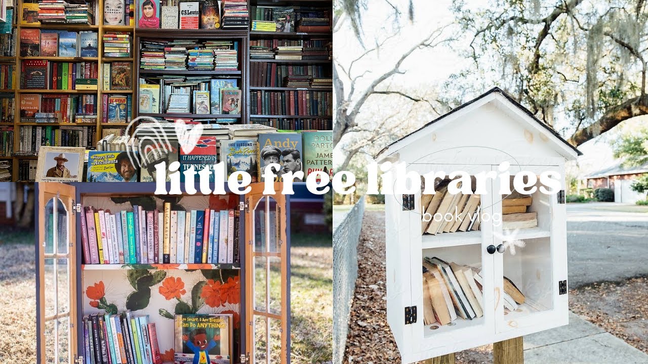 ★ Little Free Library Vlog ★ | Mini Book Haul📮📚✨