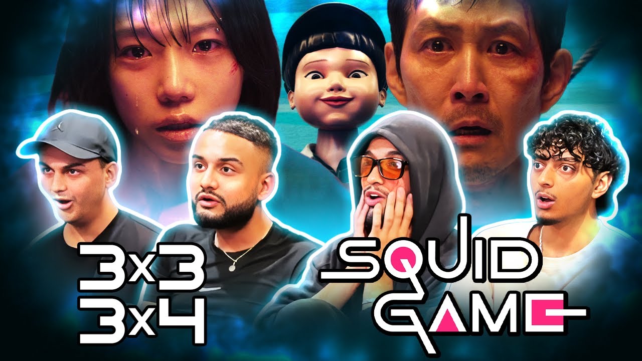 PAIN 💔 | BROTHERS watch SQUID GAME 3x3 and 3x4 