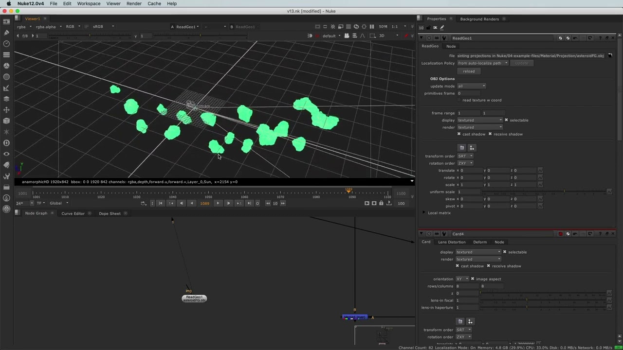 Project on geometries | Mastering Nuke Vol 2