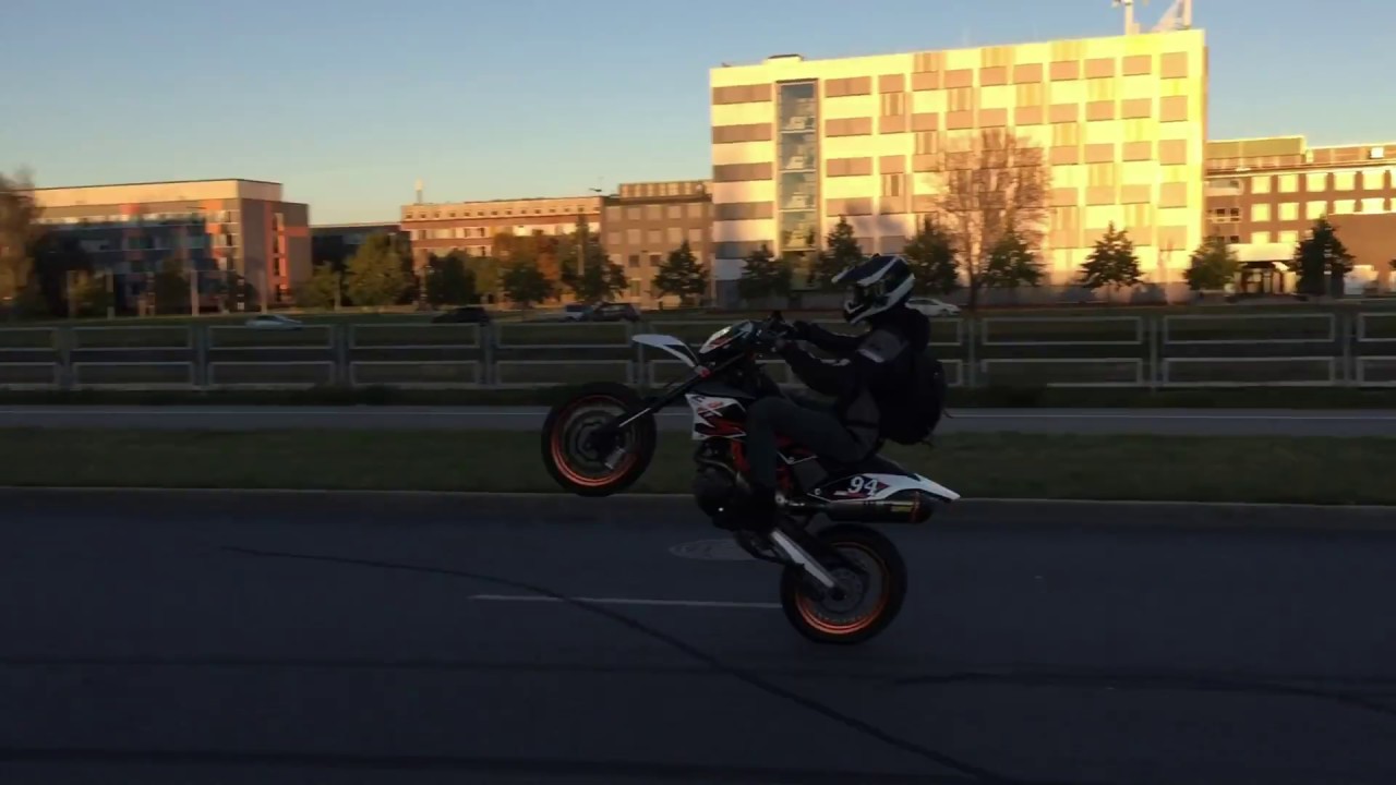 Supermoto street 2016 Latvia + crashes / Supermotobanda HD