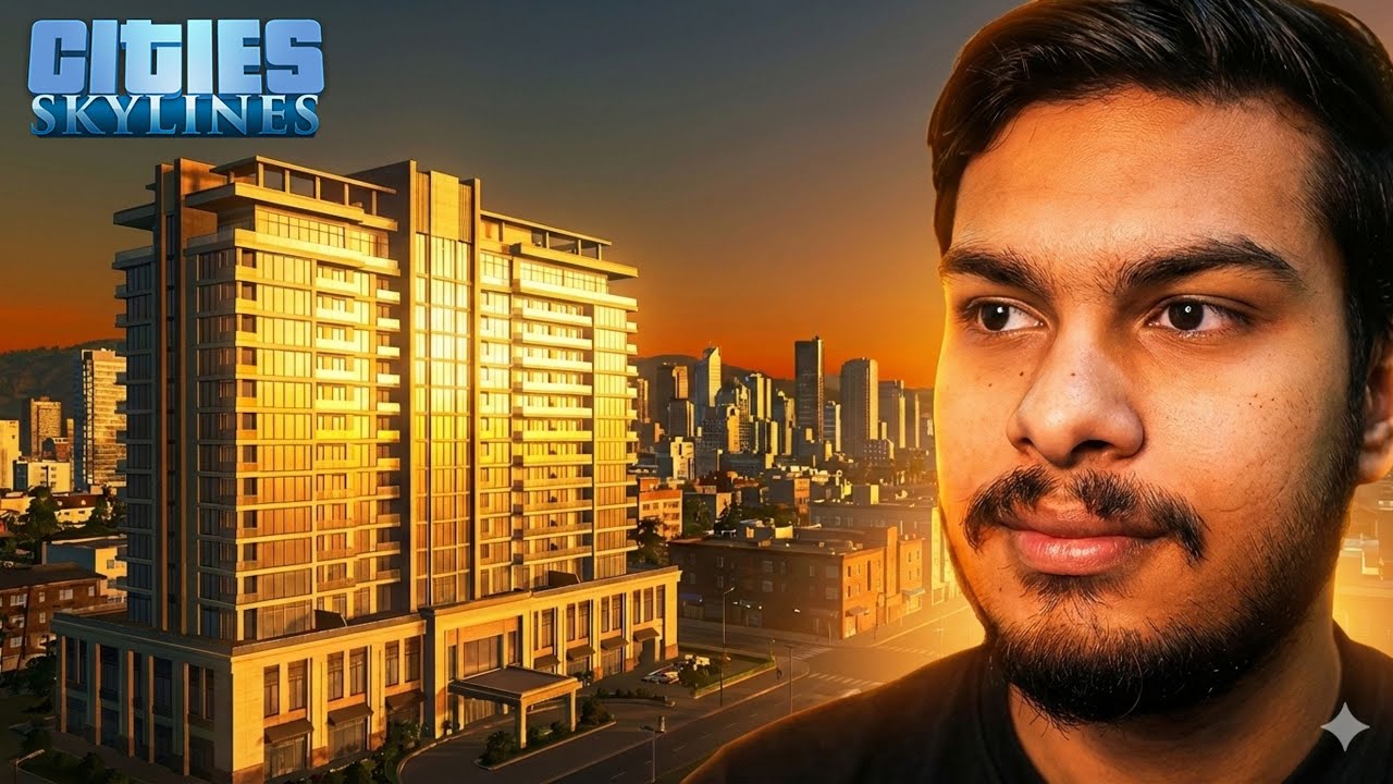 I BUILT A LUXURY HOTEL 🏨✨ | CITIES: SKYLINES | Khelbabu Simulation