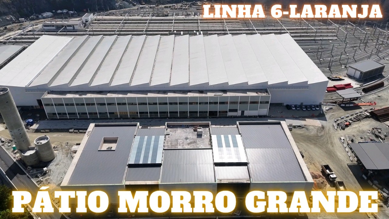 Extra! Drone mostra a atualização das obras do Pátio Morro Grande - Linha 6 - Laranja - São Paulo
