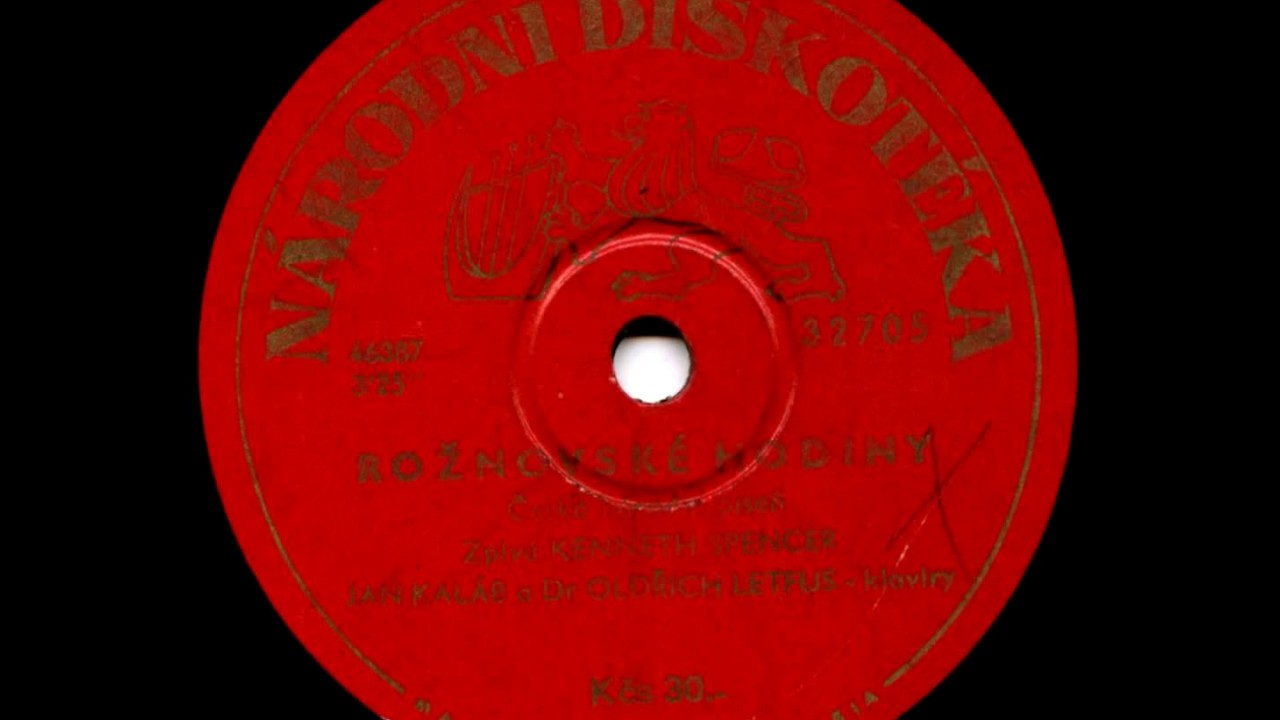 Rožnovské hodiny -  Česká národní píseň - zpěv (Česky) Kenneth Spencer