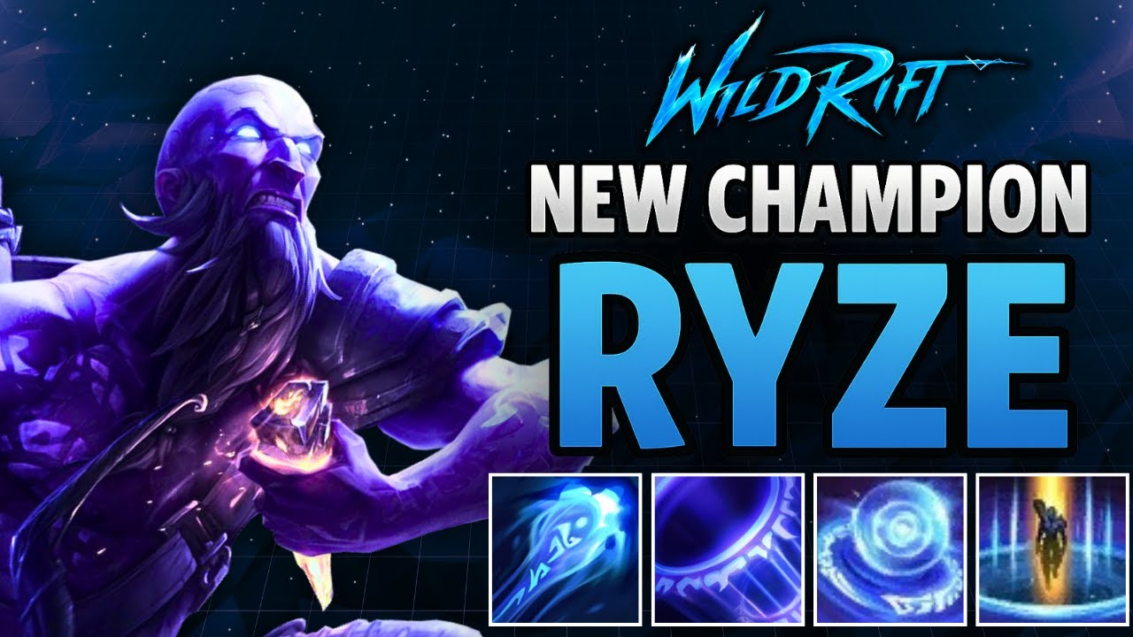 Wild Rift: NEW CHAMPION RYZE - Build & Gameplay Guide